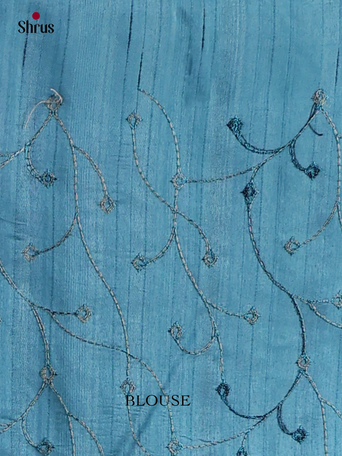 Semi Rawsilk Embroidery Saree - EI10093