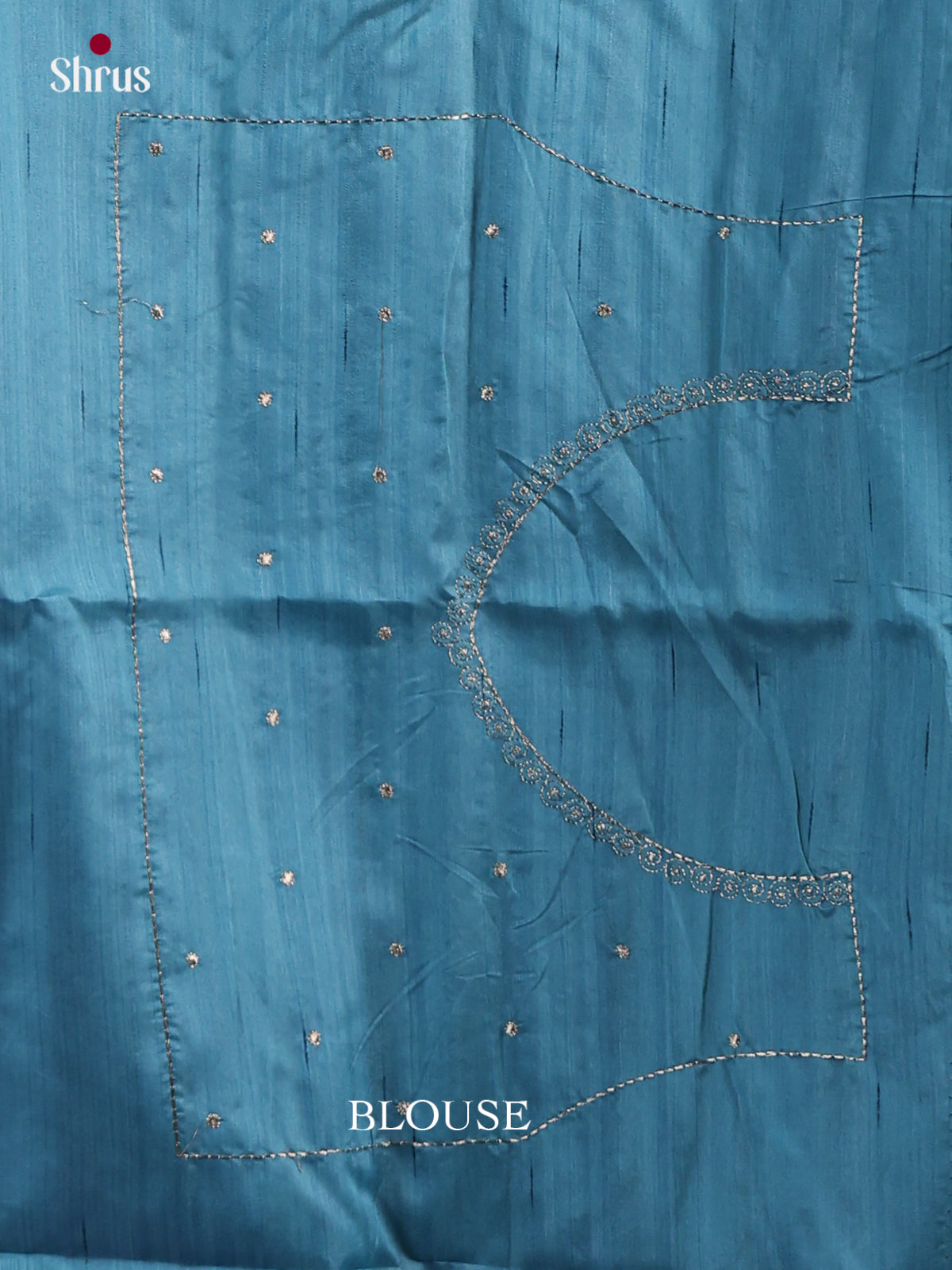 Semi Rawsilk Embroidery Saree - EI10123