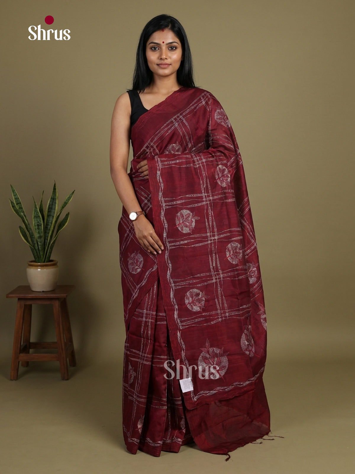 Semi Rawsilk Embroidery Saree - EI10143
