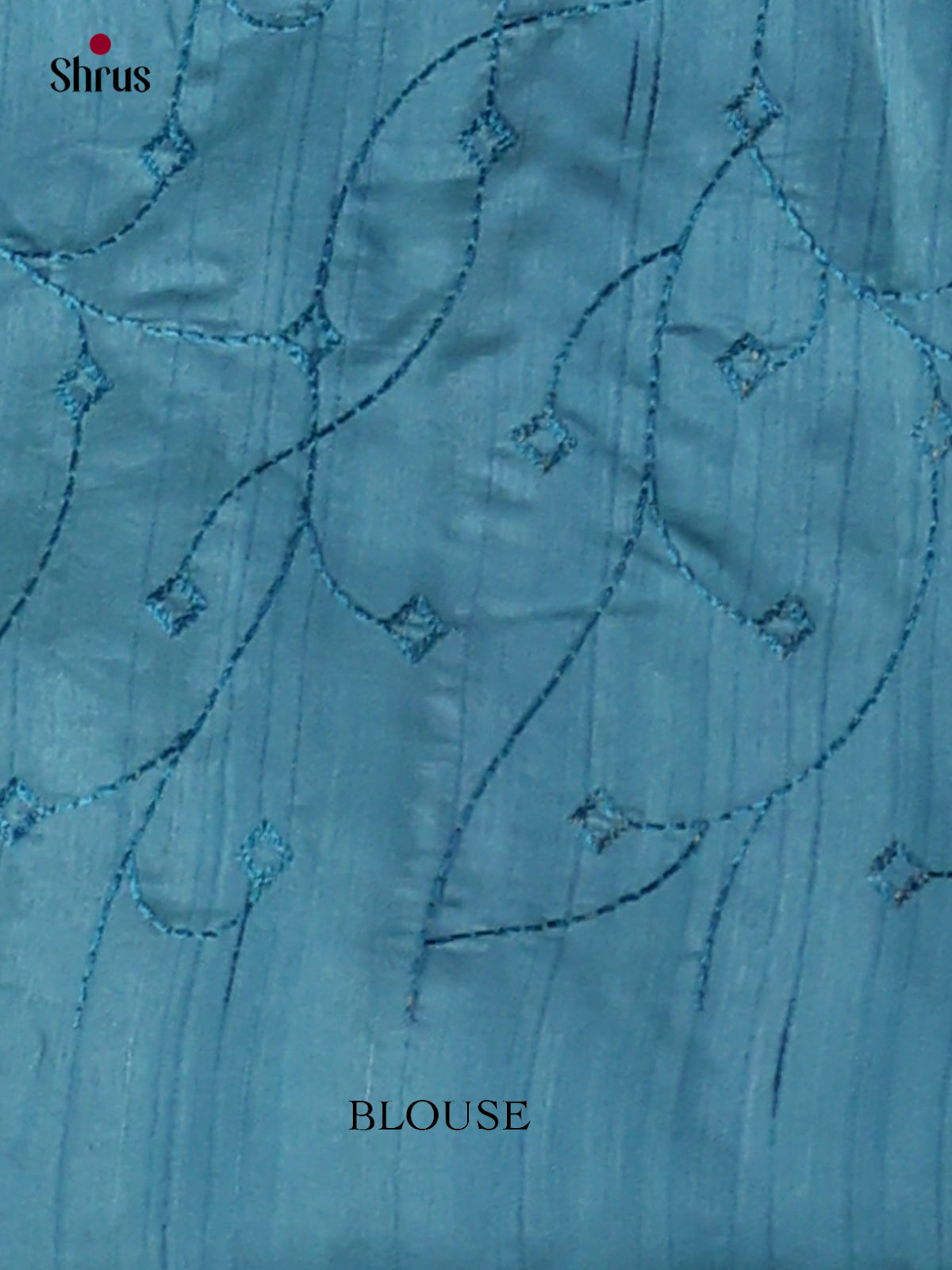 Semi Rawsilk Embroidery Saree - EI10228