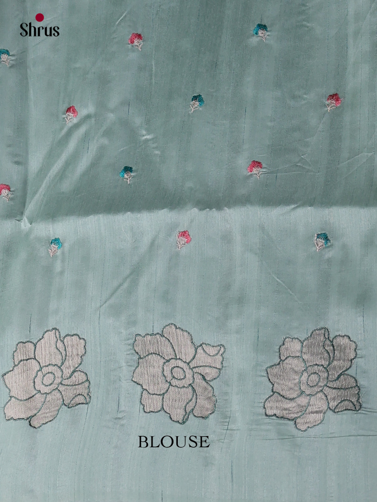 Semi Rawsilk Embroidery Saree - EI10270