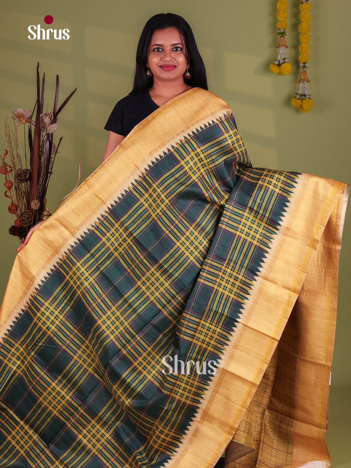 Semi Tussar Saree - EI10614
