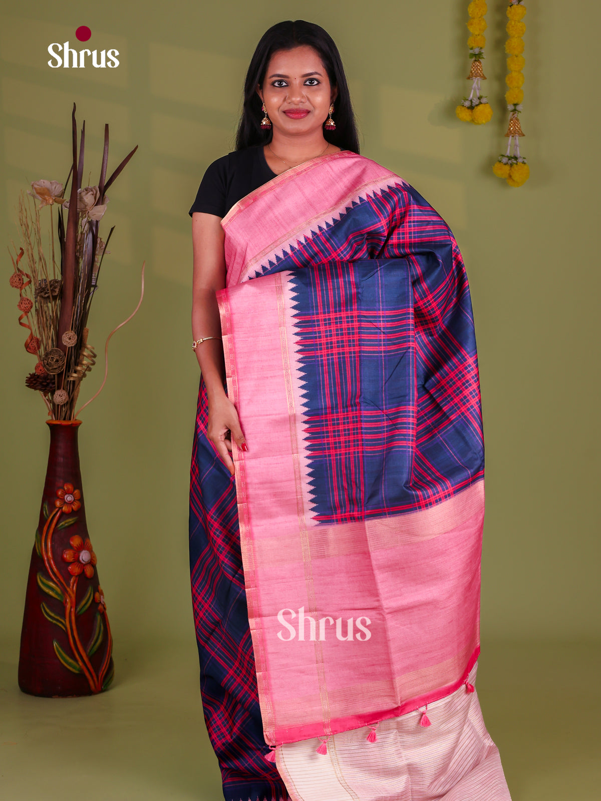 Semi Tussar Saree - EI10615