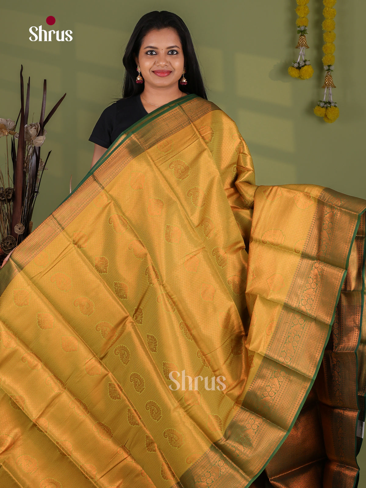 Semi Kanchipuram Saree - EI12027