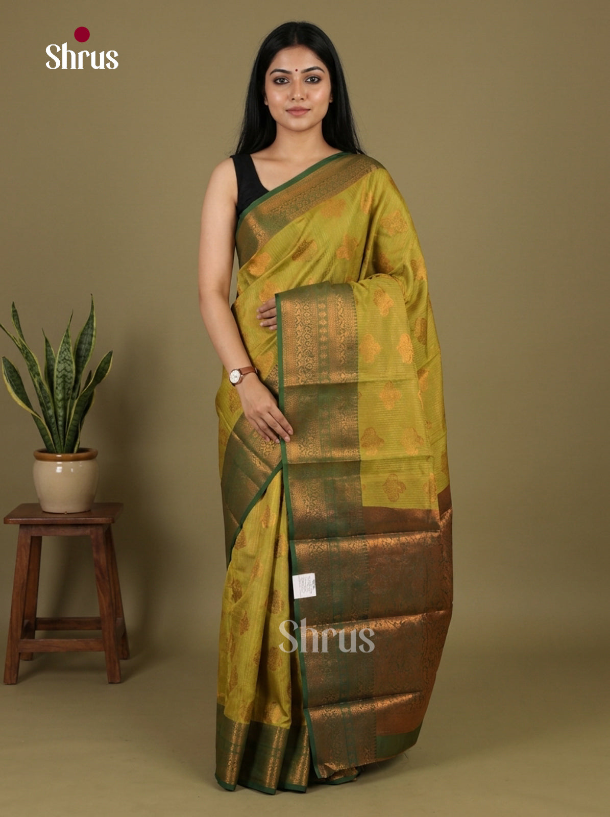 Semi Kanchipuram Saree - EI12028