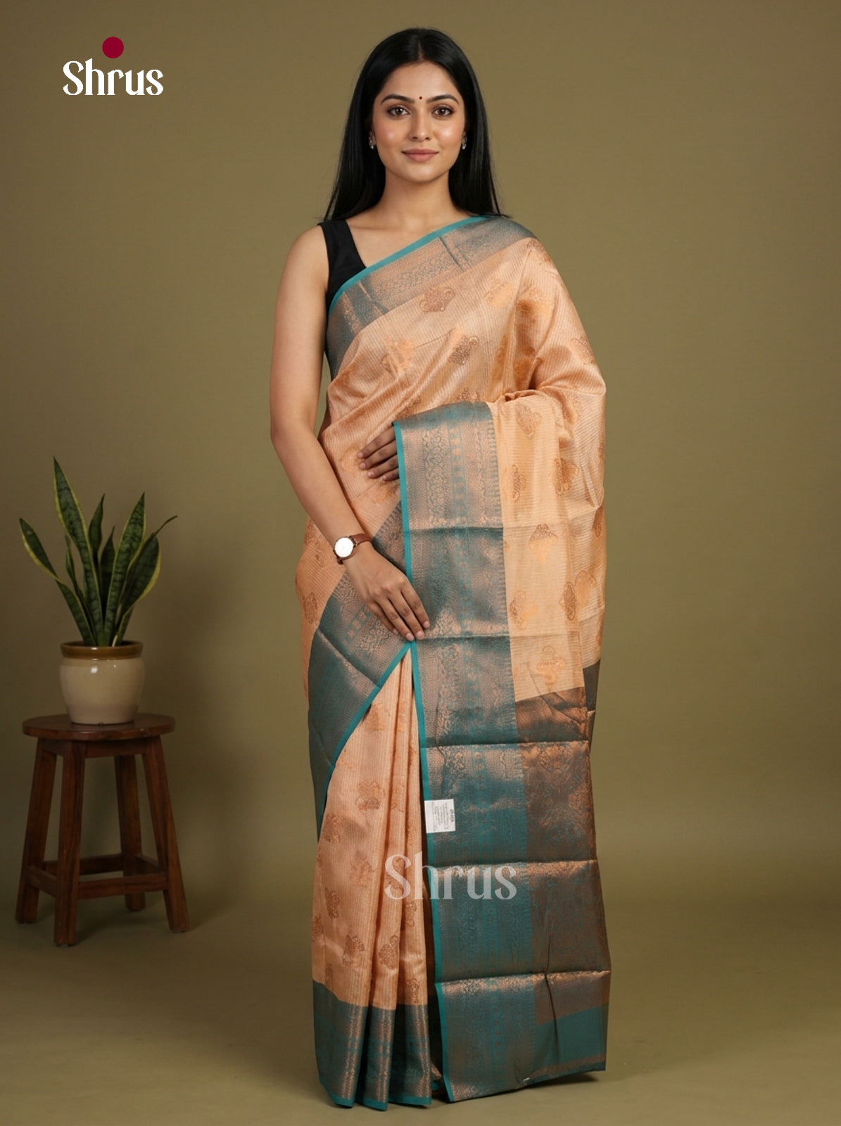 Semi Kanchipuram Saree - EI12031