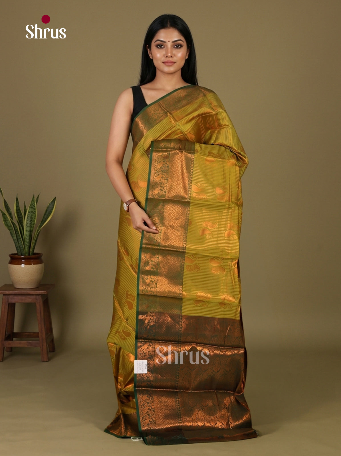 Semi Kanchipuram Saree - EI12041