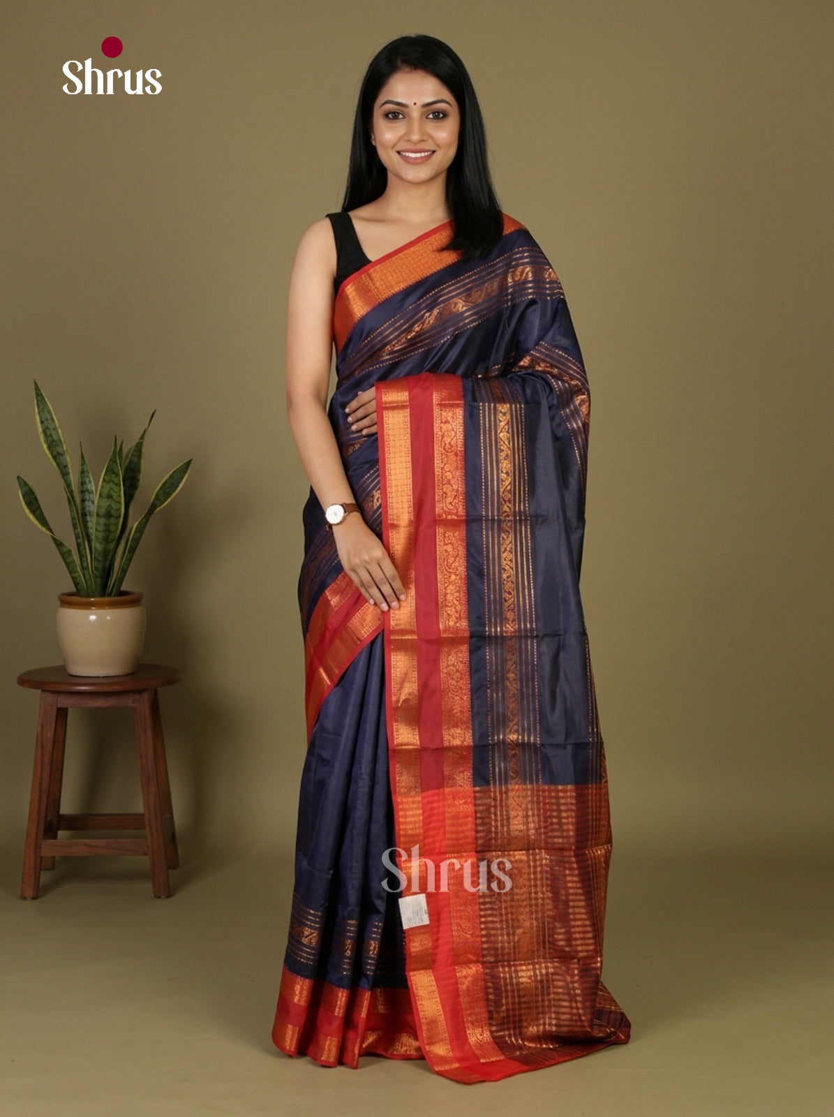 Semi Kanchipuram Saree - EI12141