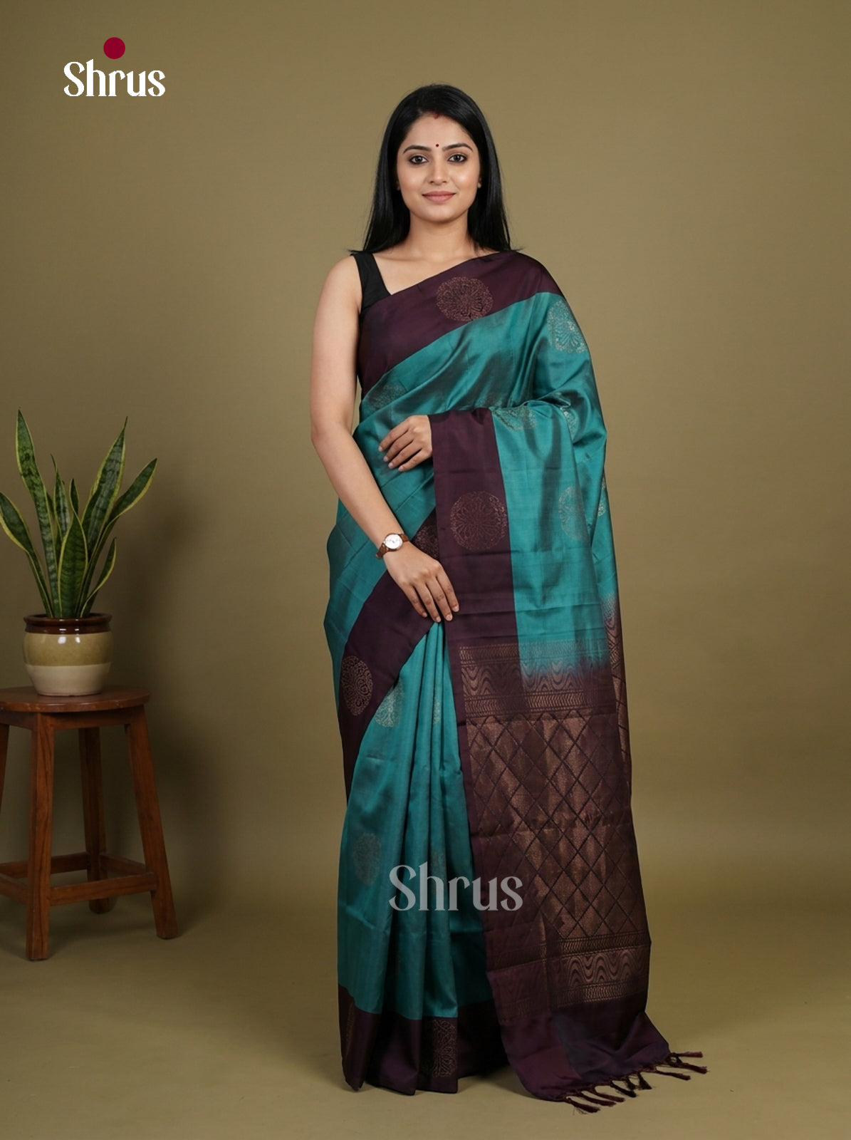 Softsilk-halfpure Saree - EI15047