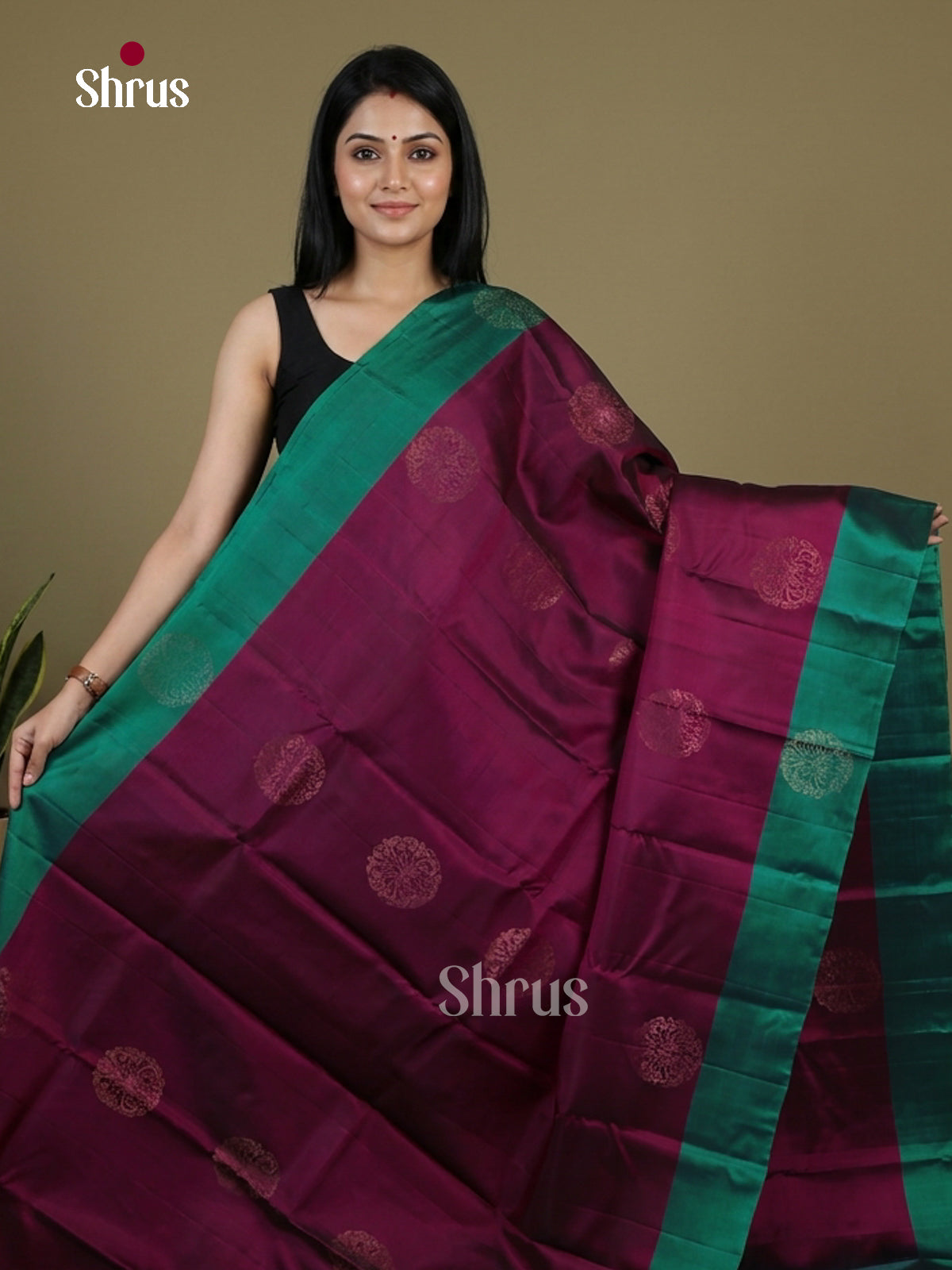 Softsilk-halfpure Saree - EI15049