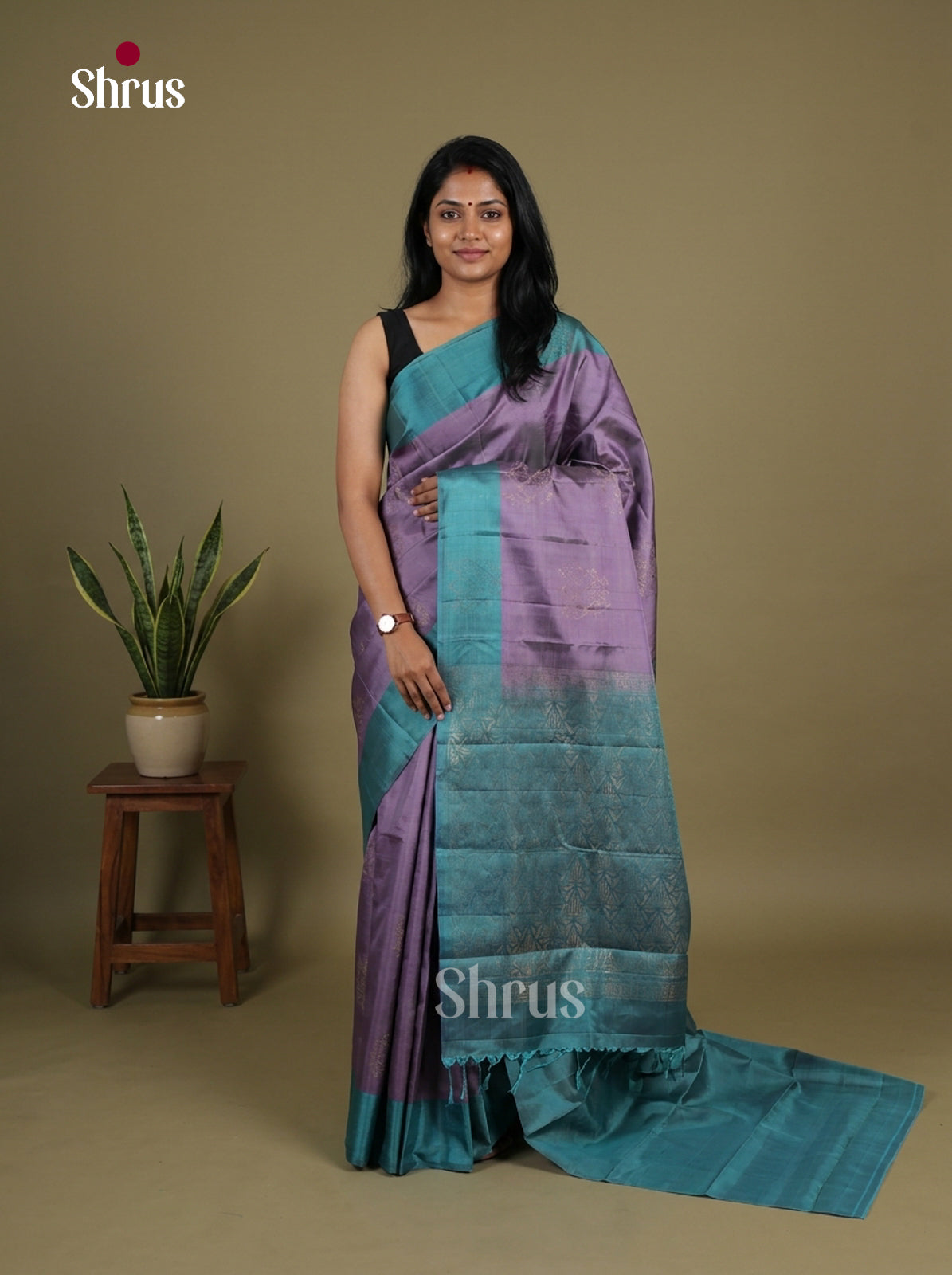 Softsilk-halfpure Saree - EI15060