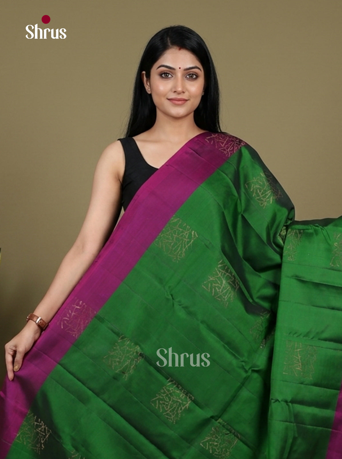 Softsilk-halfpure Saree - EI15069