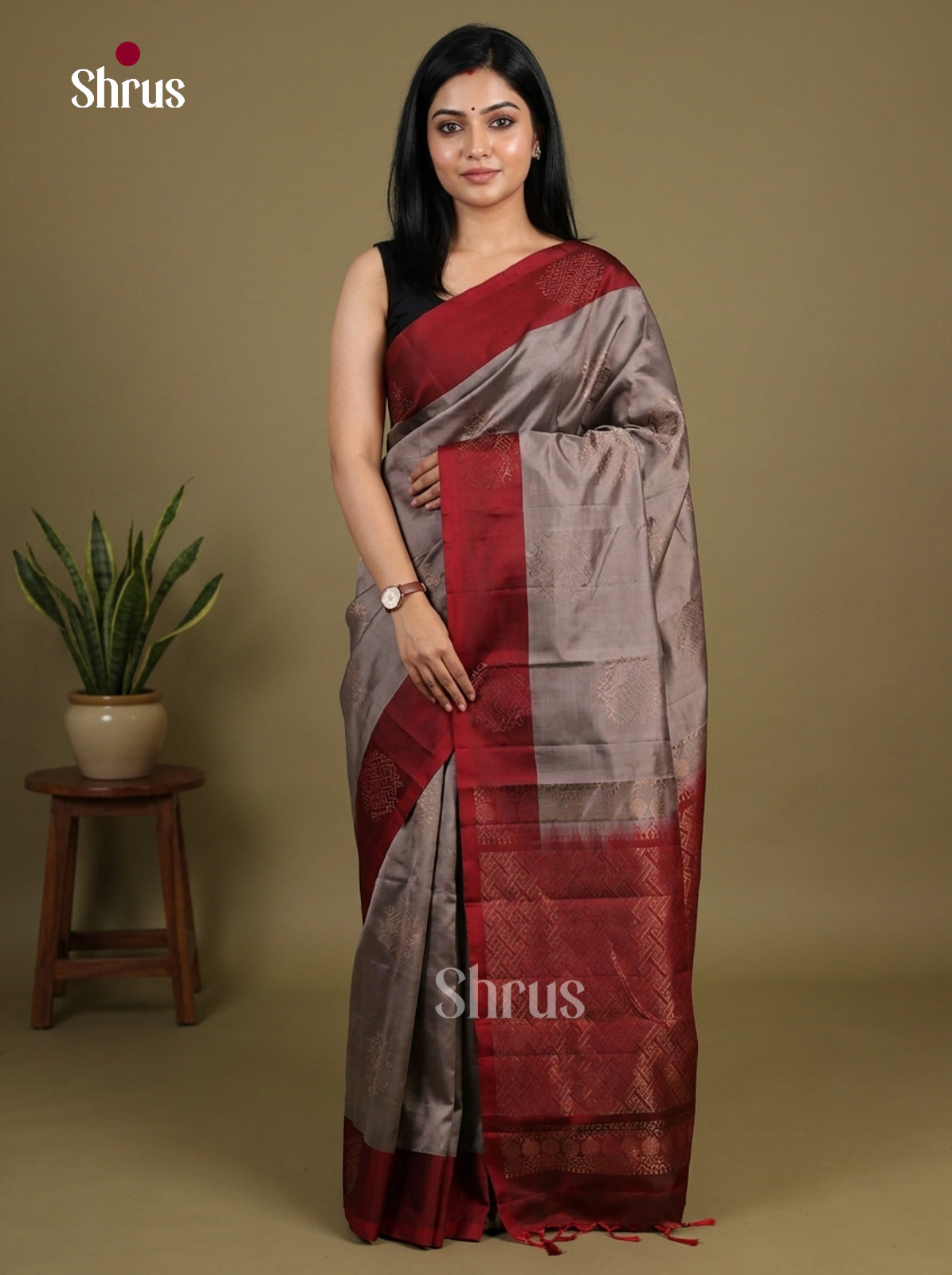 Softsilk-halfpure Saree - EI15080