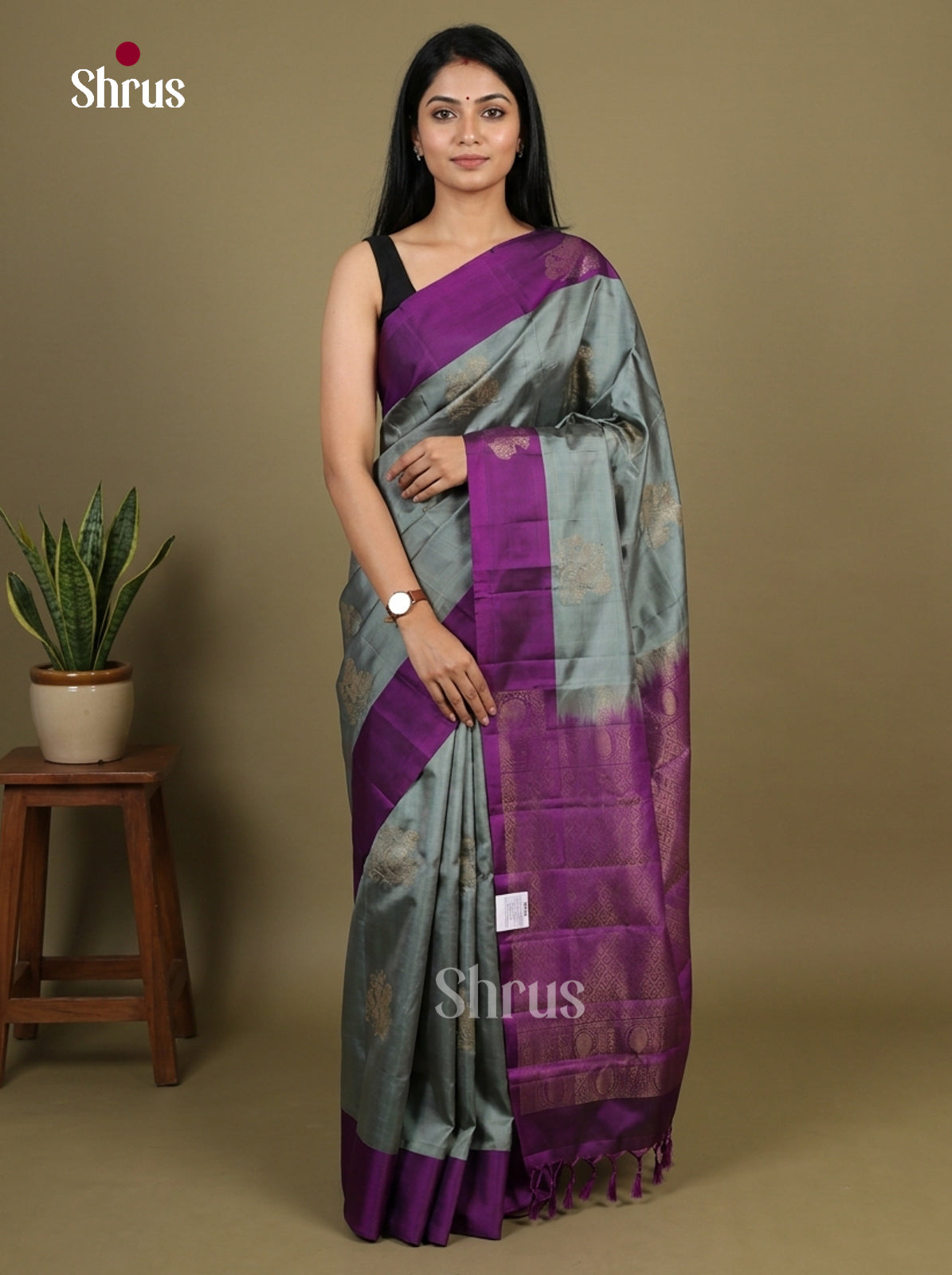 Softsilk-halfpure Saree - EI15082