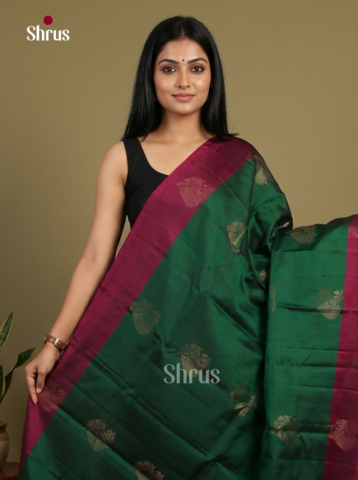 Softsilk-halfpure Saree - EI15085
