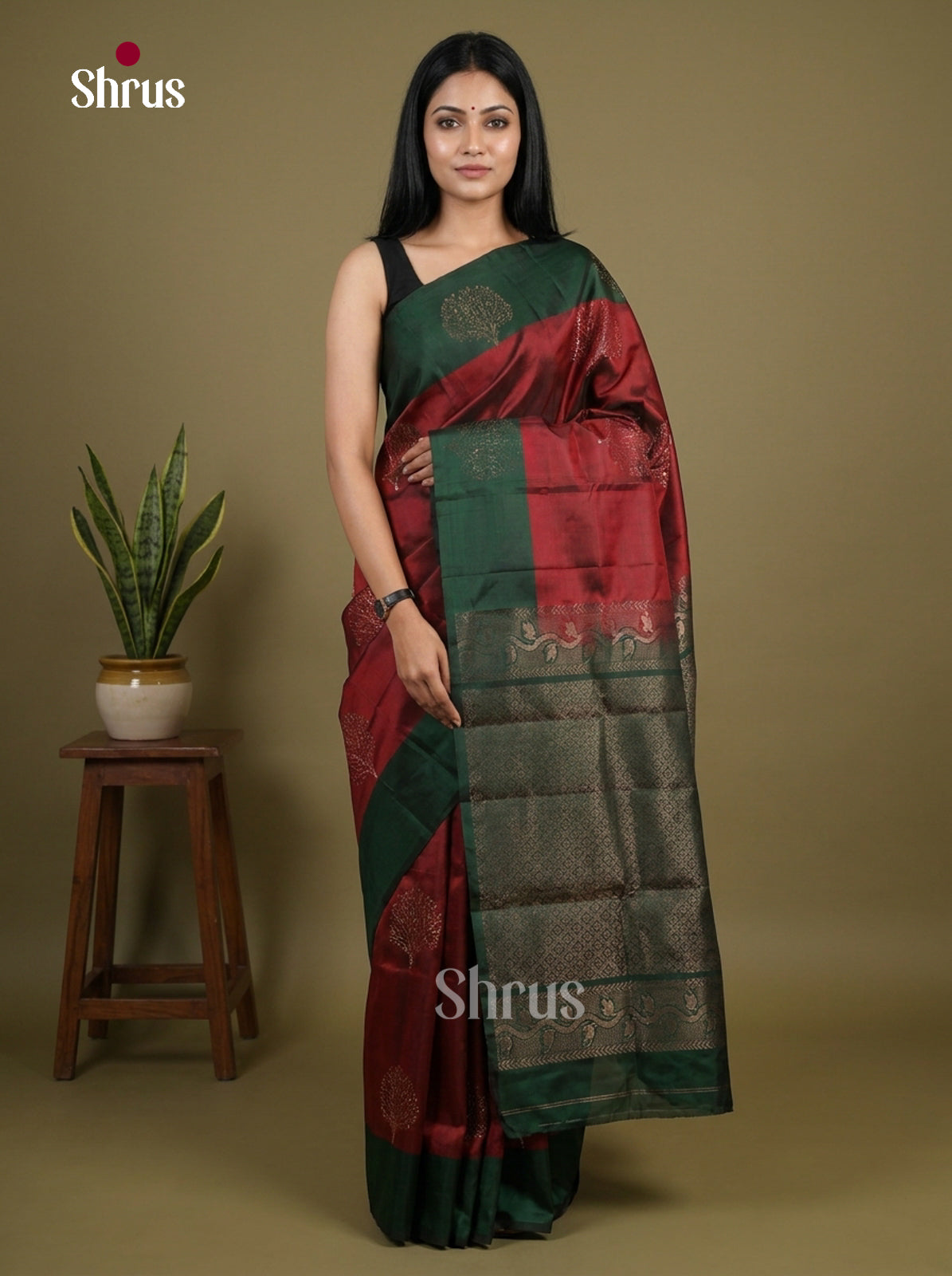 Softsilk-halfpure Saree - EI15088