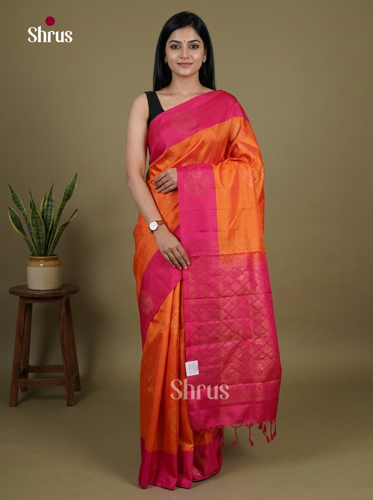 Softsilk-halfpure Saree - EI15094