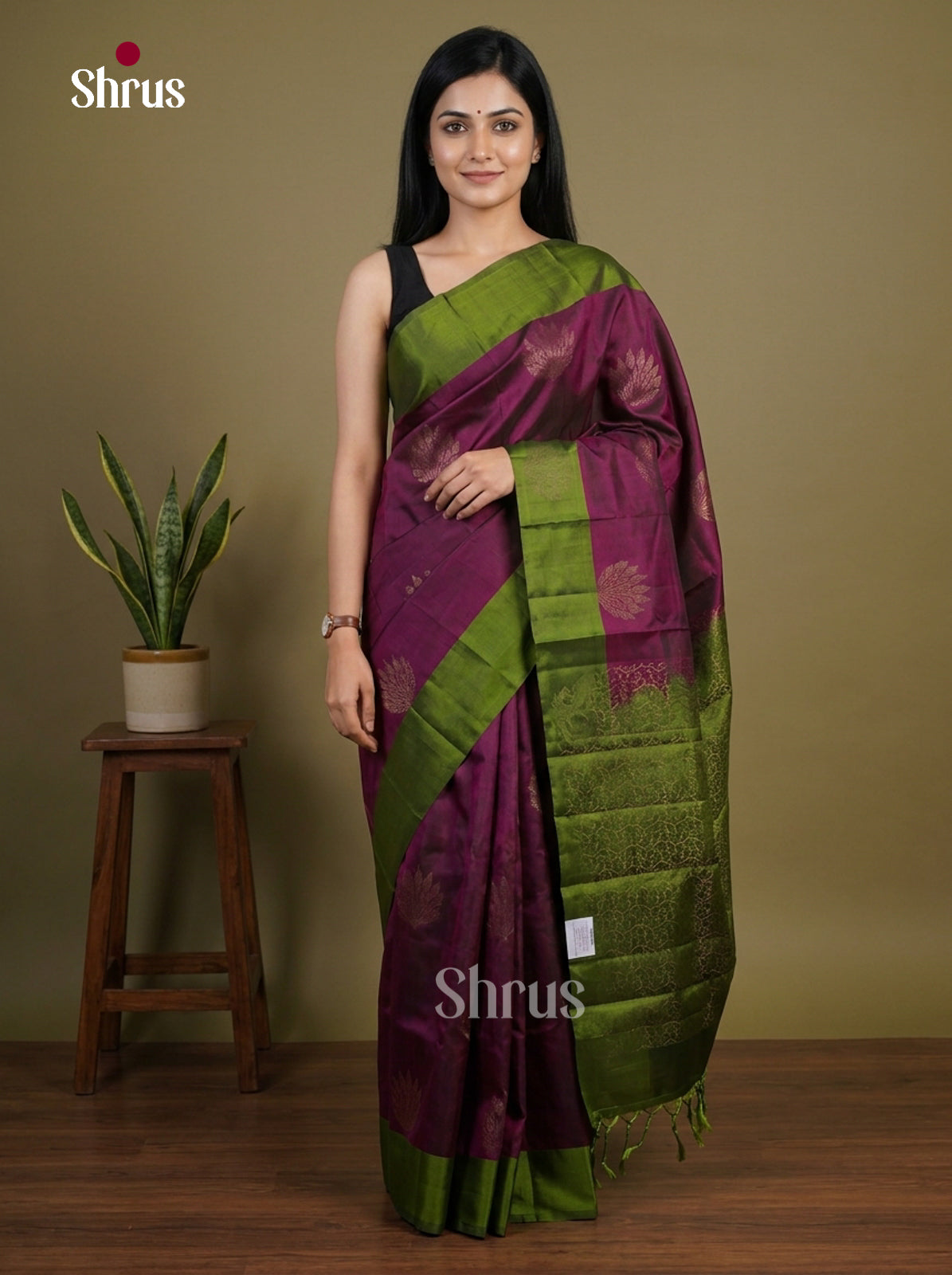 Softsilk-halfpure Saree - EI15100