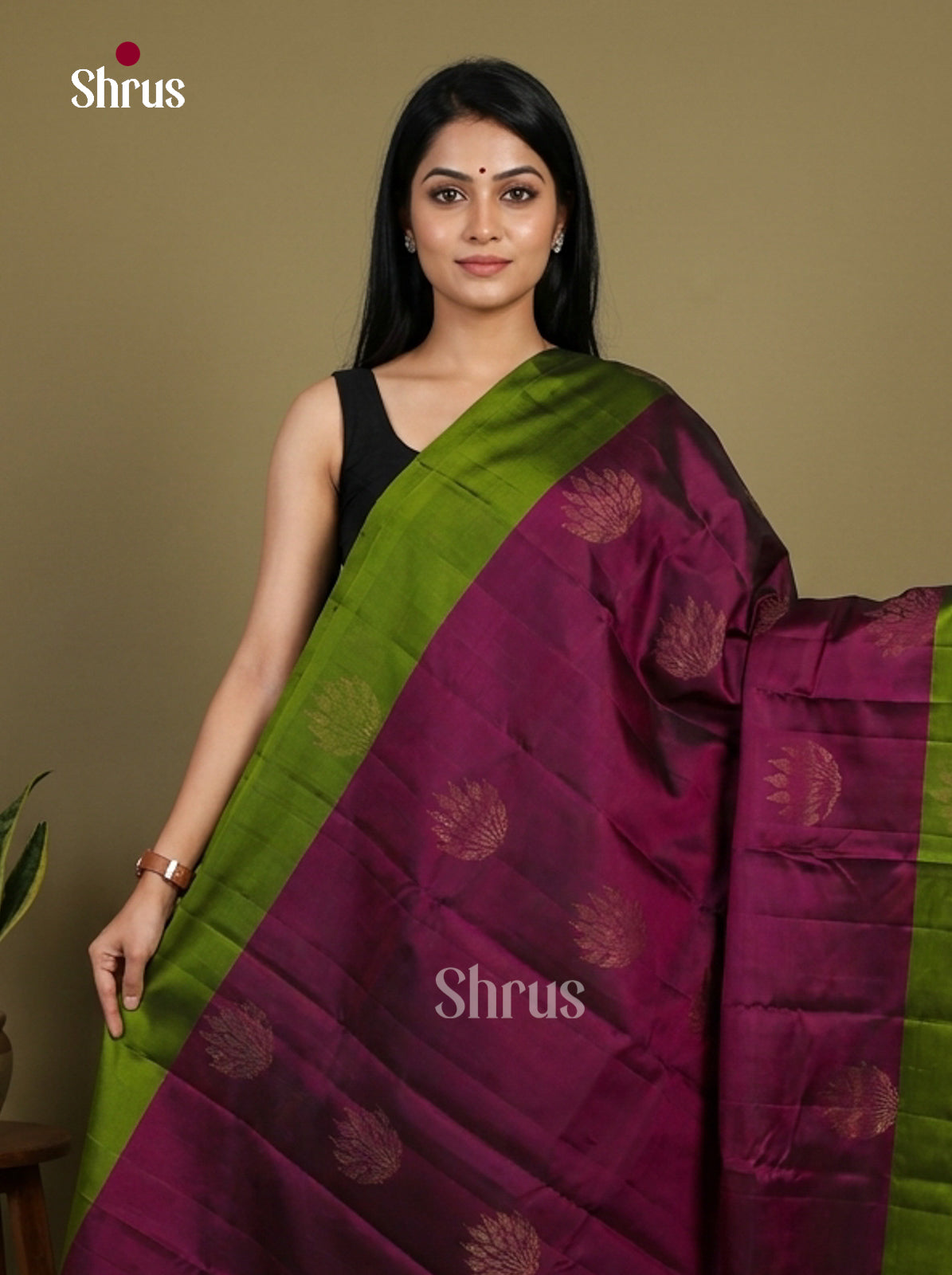 Softsilk-halfpure Saree - EI15100