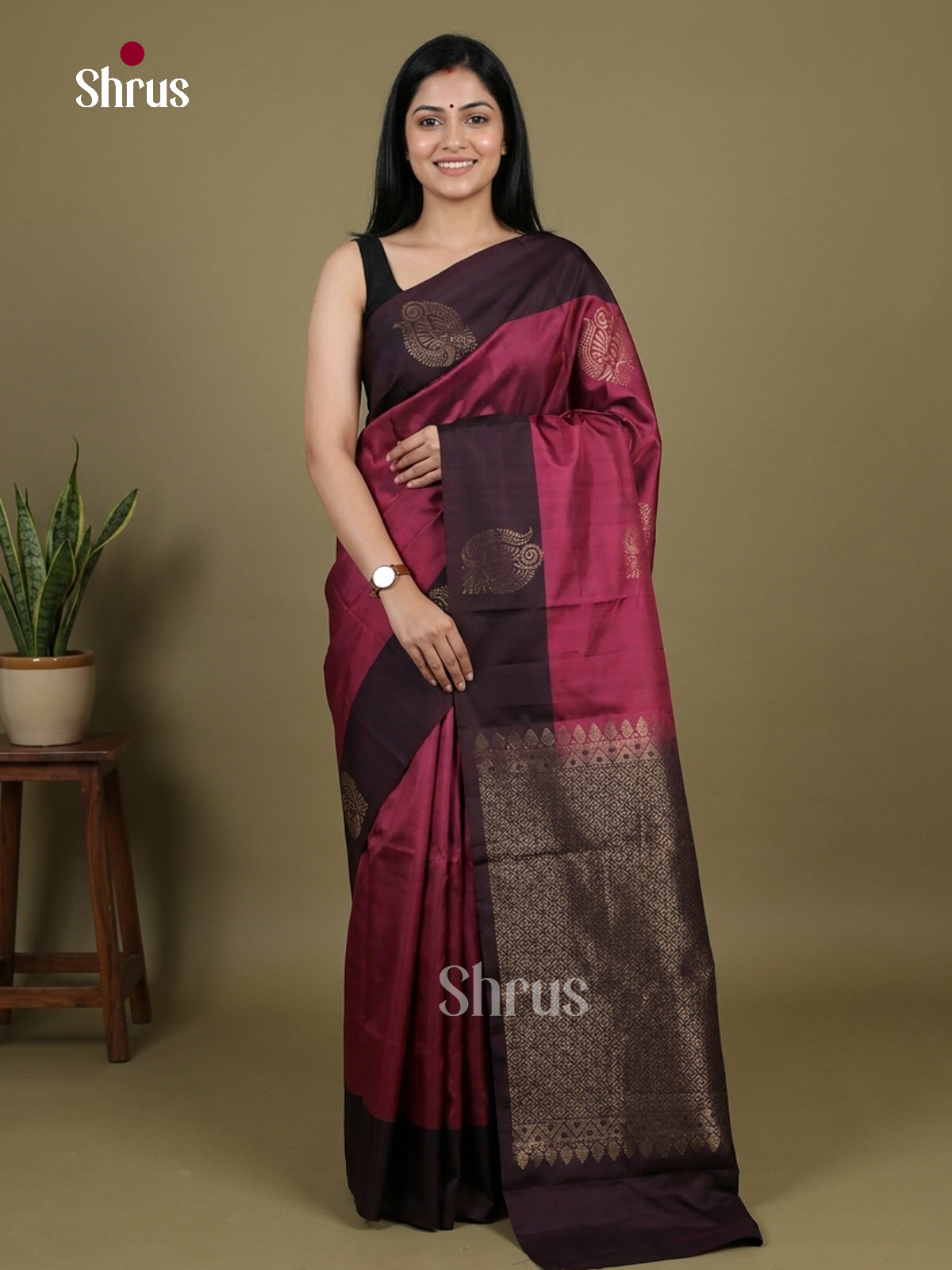 Softsilk-halfpure Saree - EI15102