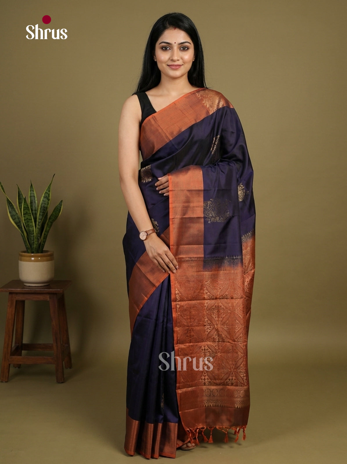 Softsilk-halfpure Saree - EI15103