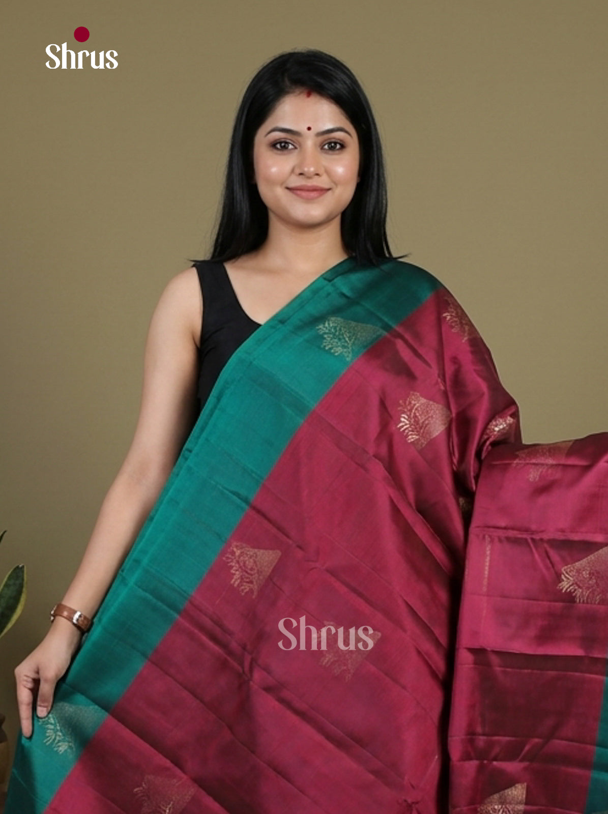 Softsilk-halfpure Saree - EI15108
