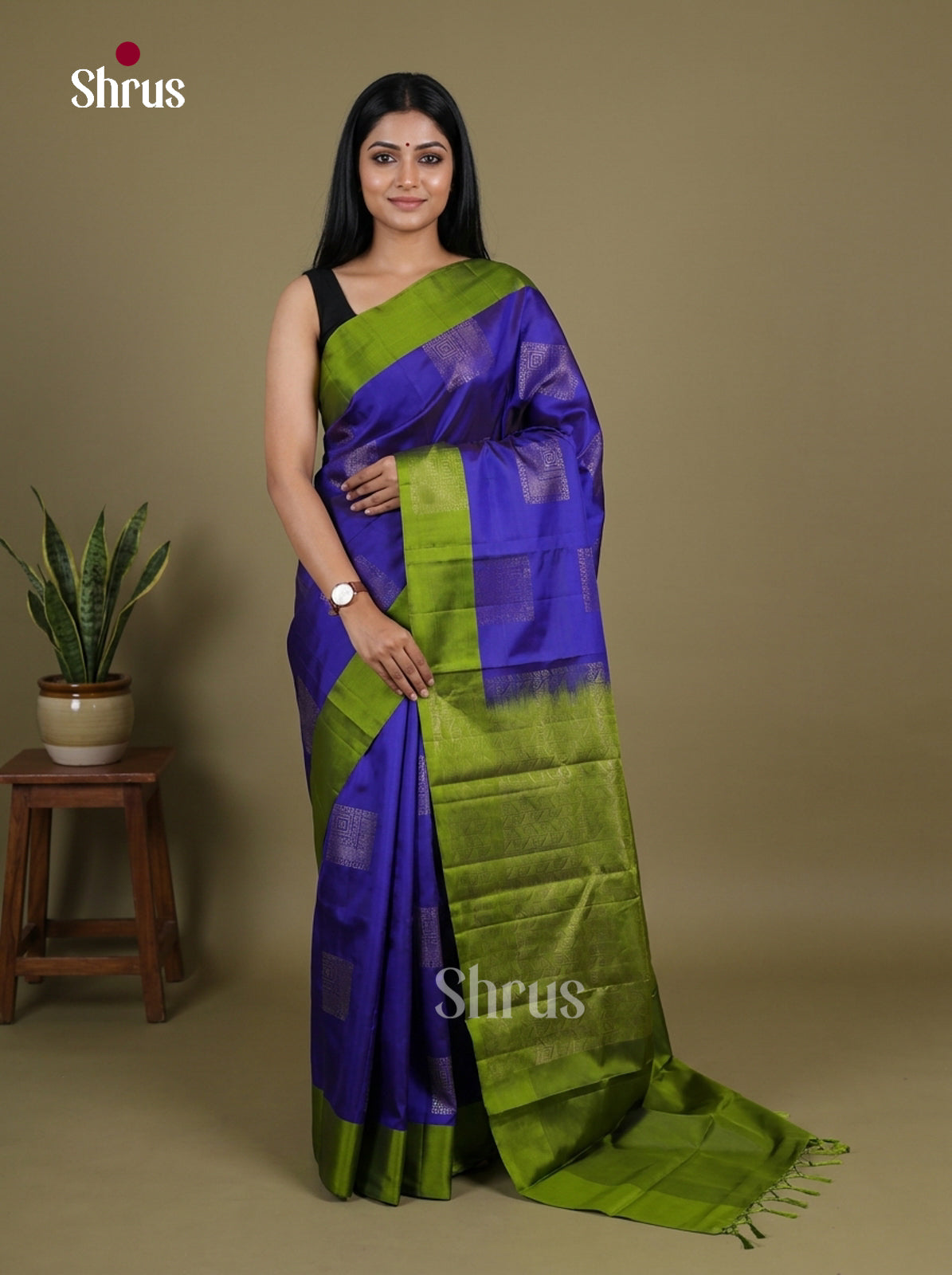 Softsilk-halfpure Saree - EI15111