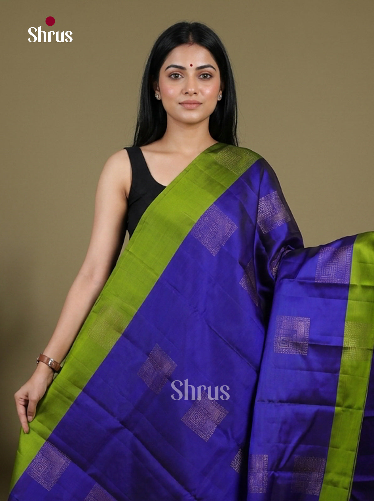 Softsilk-halfpure Saree - EI15111