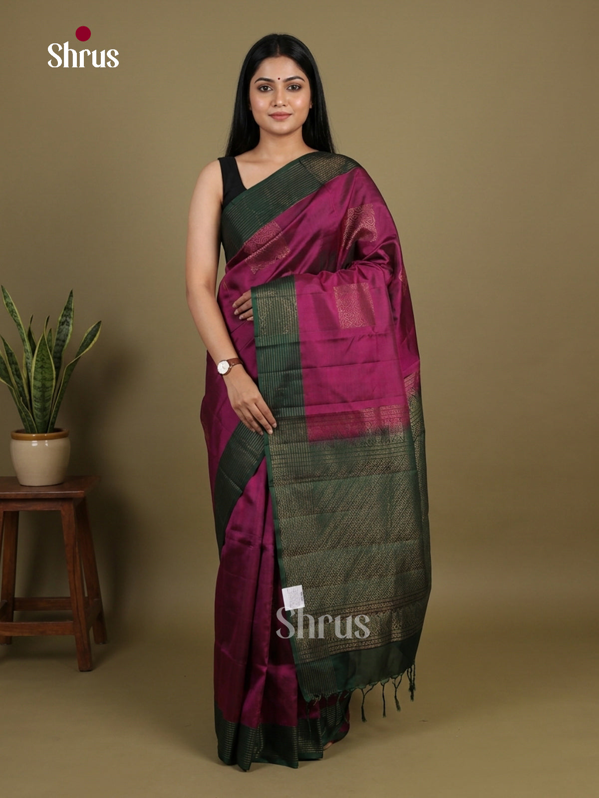 Softsilk-halfpure Saree - EI15119