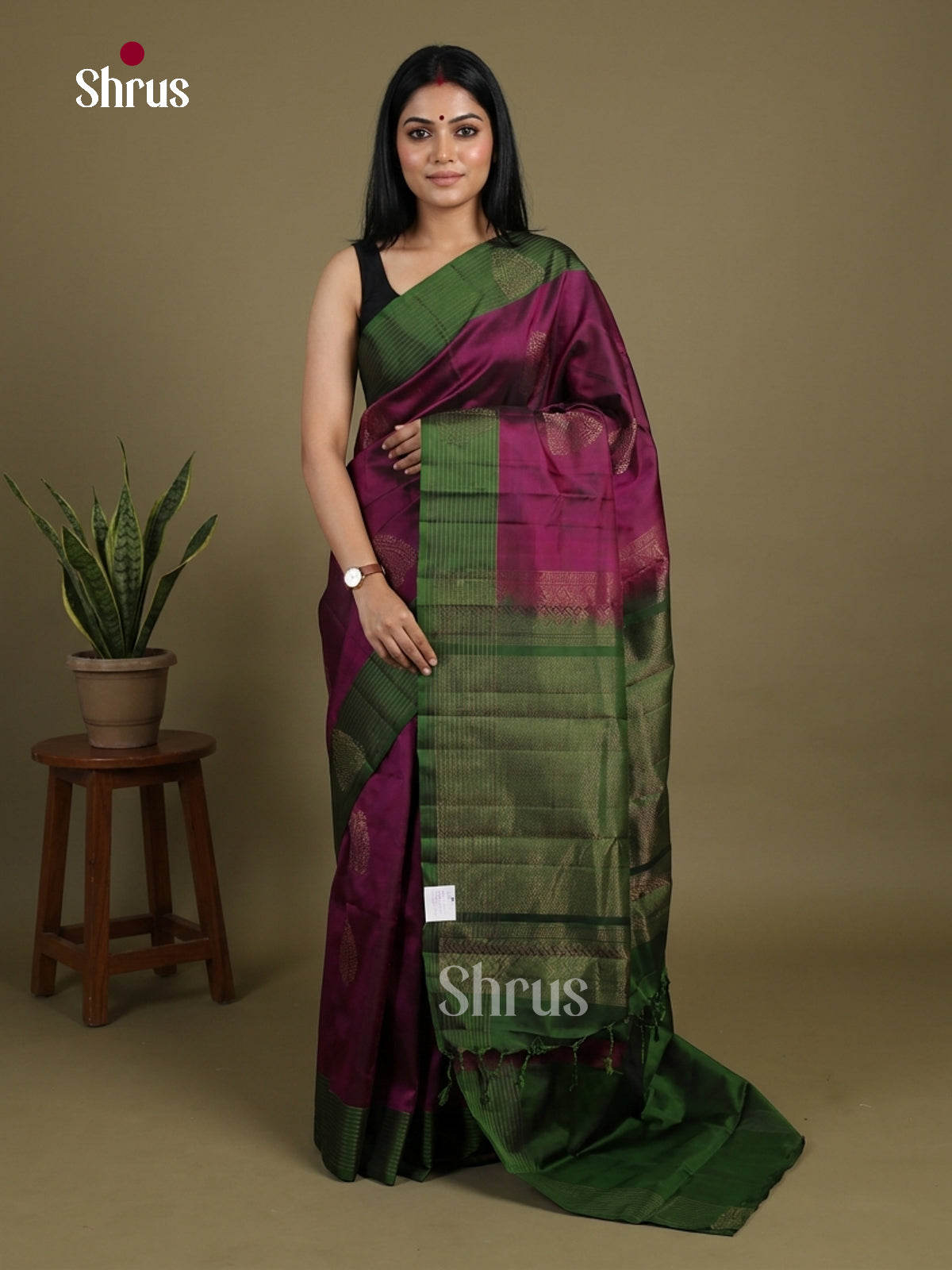 Softsilk-halfpure Saree - EI15130