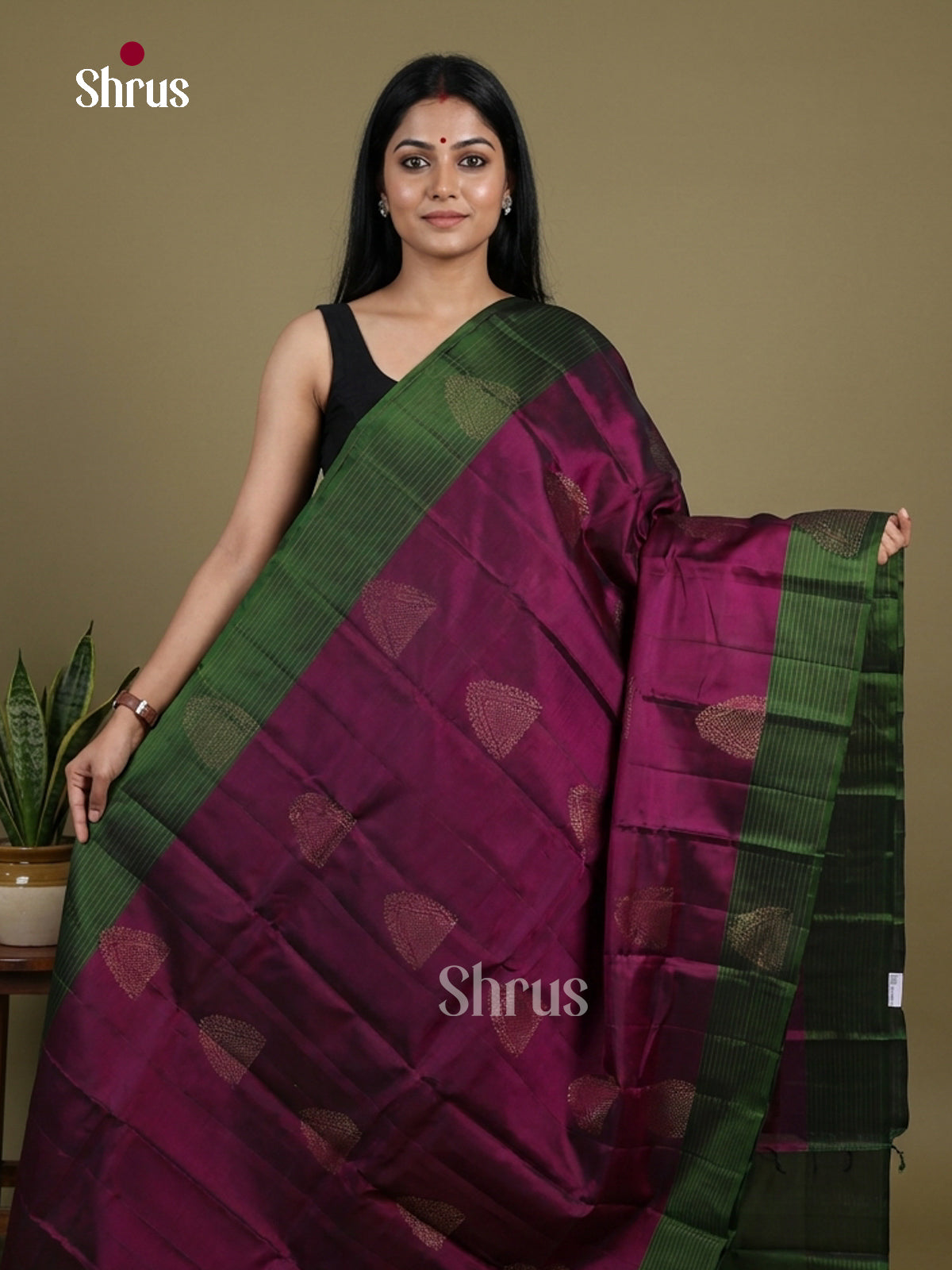 Softsilk-halfpure Saree - EI15130