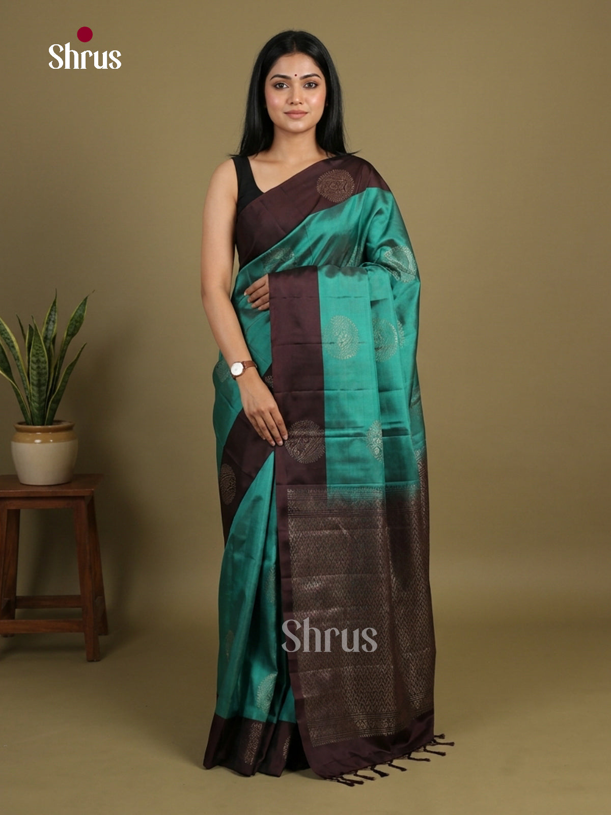 Softsilk-halfpure Saree - EI15160
