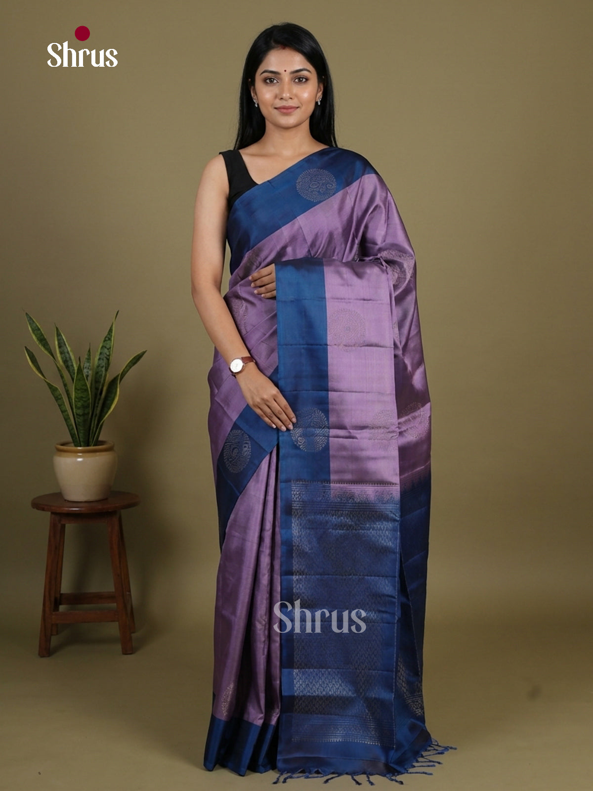 Softsilk-halfpure Saree - EI15163