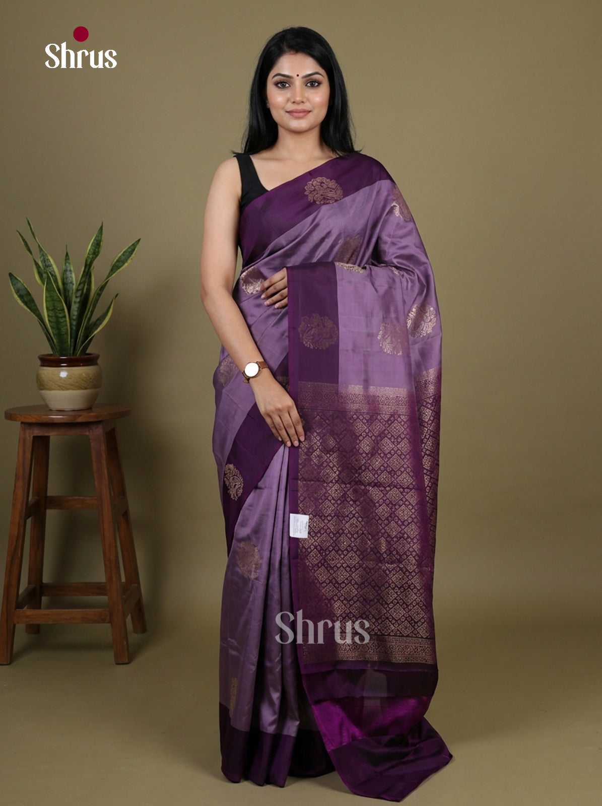 Softsilk-halfpure Saree - EI15165
