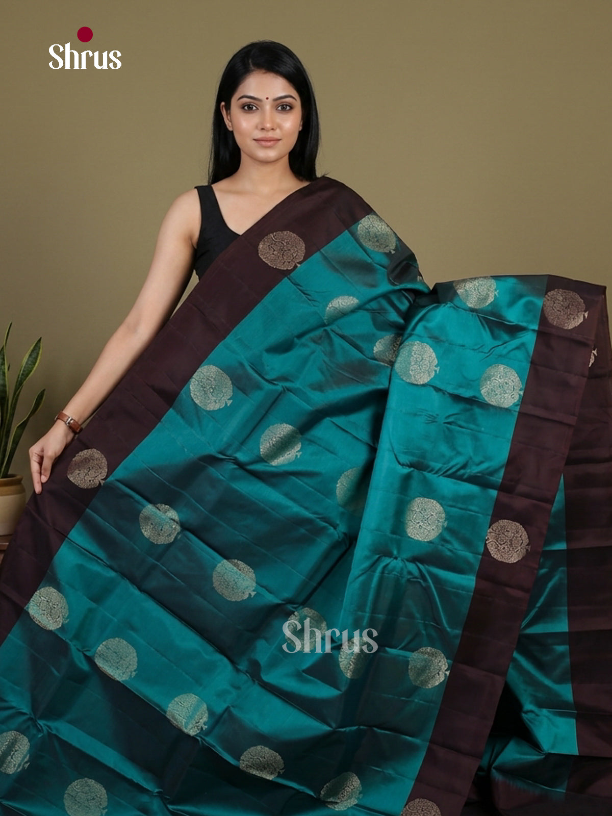 Softsilk-halfpure Saree - EI15169
