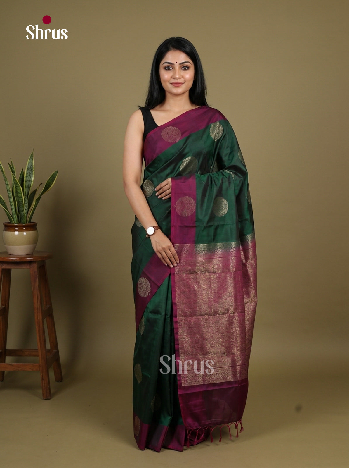 Softsilk-halfpure Saree - EI15171