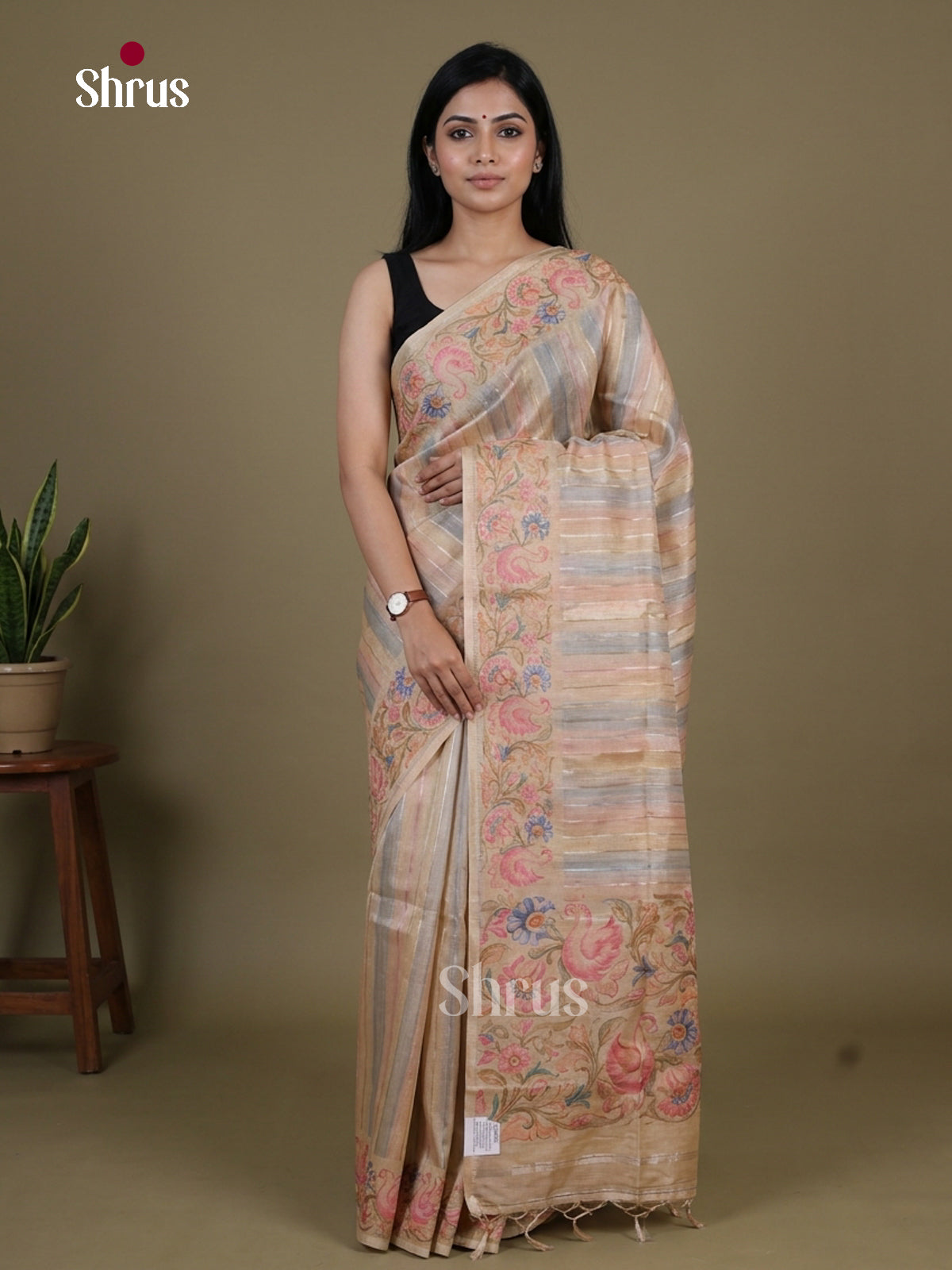 Linen Saree Saree - EI16218