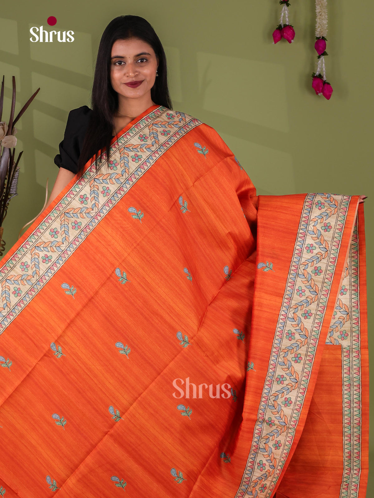 Printed Madhubani Saree - EI16708