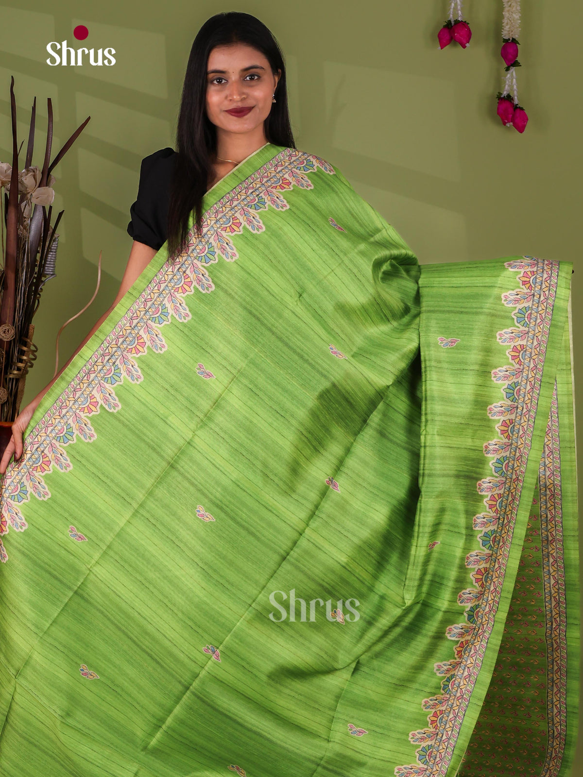 Printed Madhubani Saree - EI16721