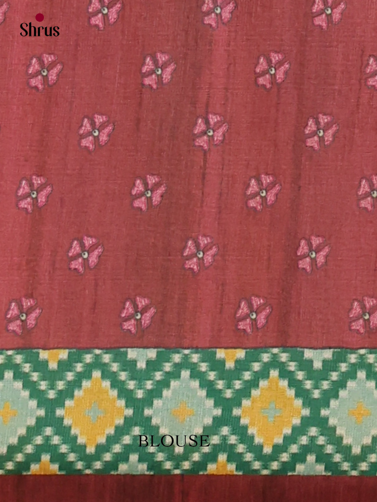 Brown & Cream- Printed Madhubani Saree - Shop on Shrus.com