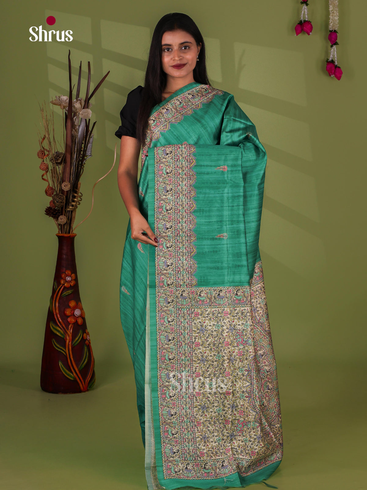 Printed Madhubani Saree - EI16750