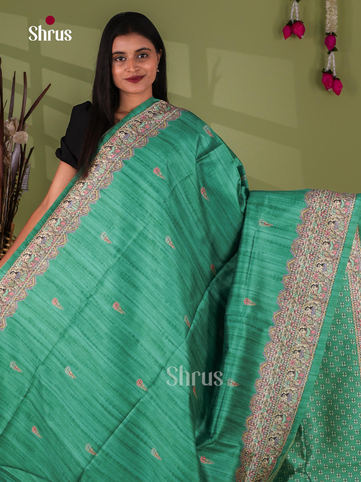 Printed Madhubani Saree - EI16750