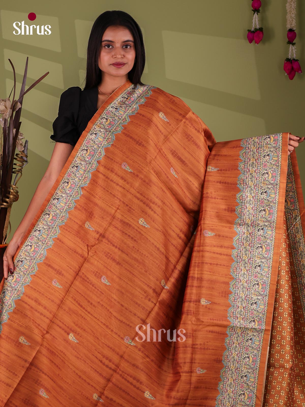 Printed Madhubani Saree - EI16754