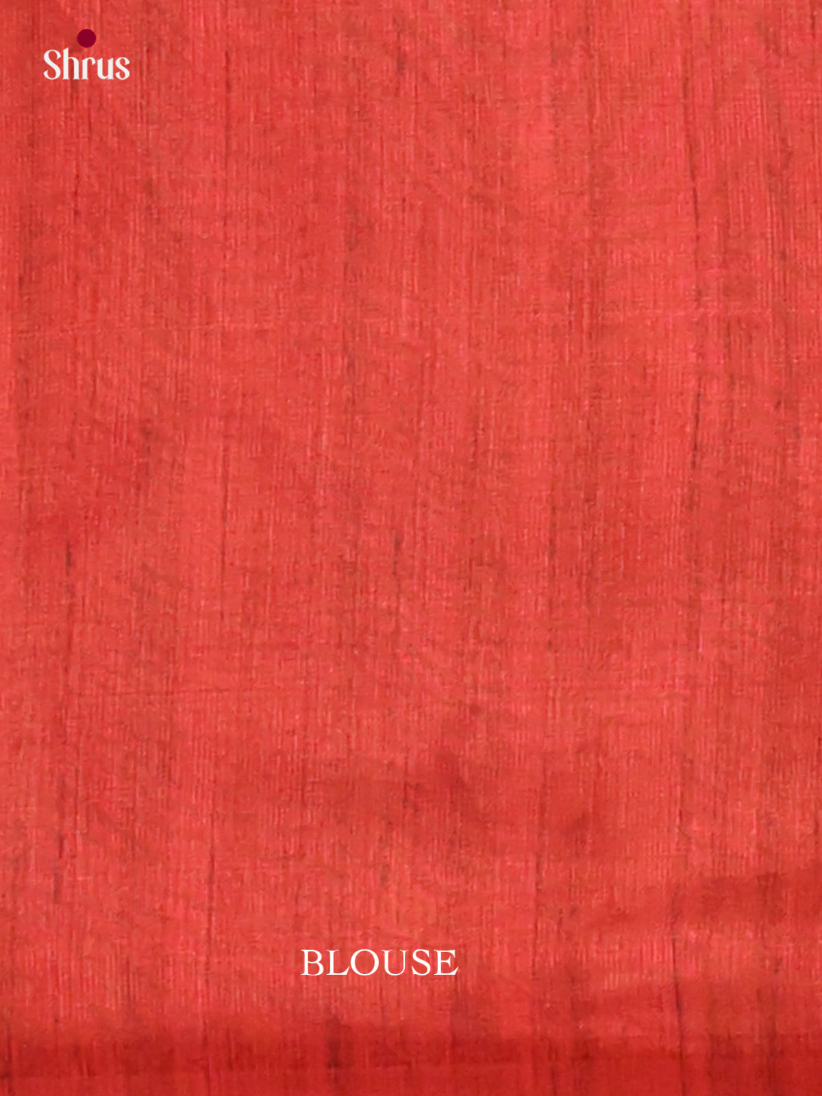 Orangish Red & Cream - Printed Madhubani Saree - Shop on Shrus.com