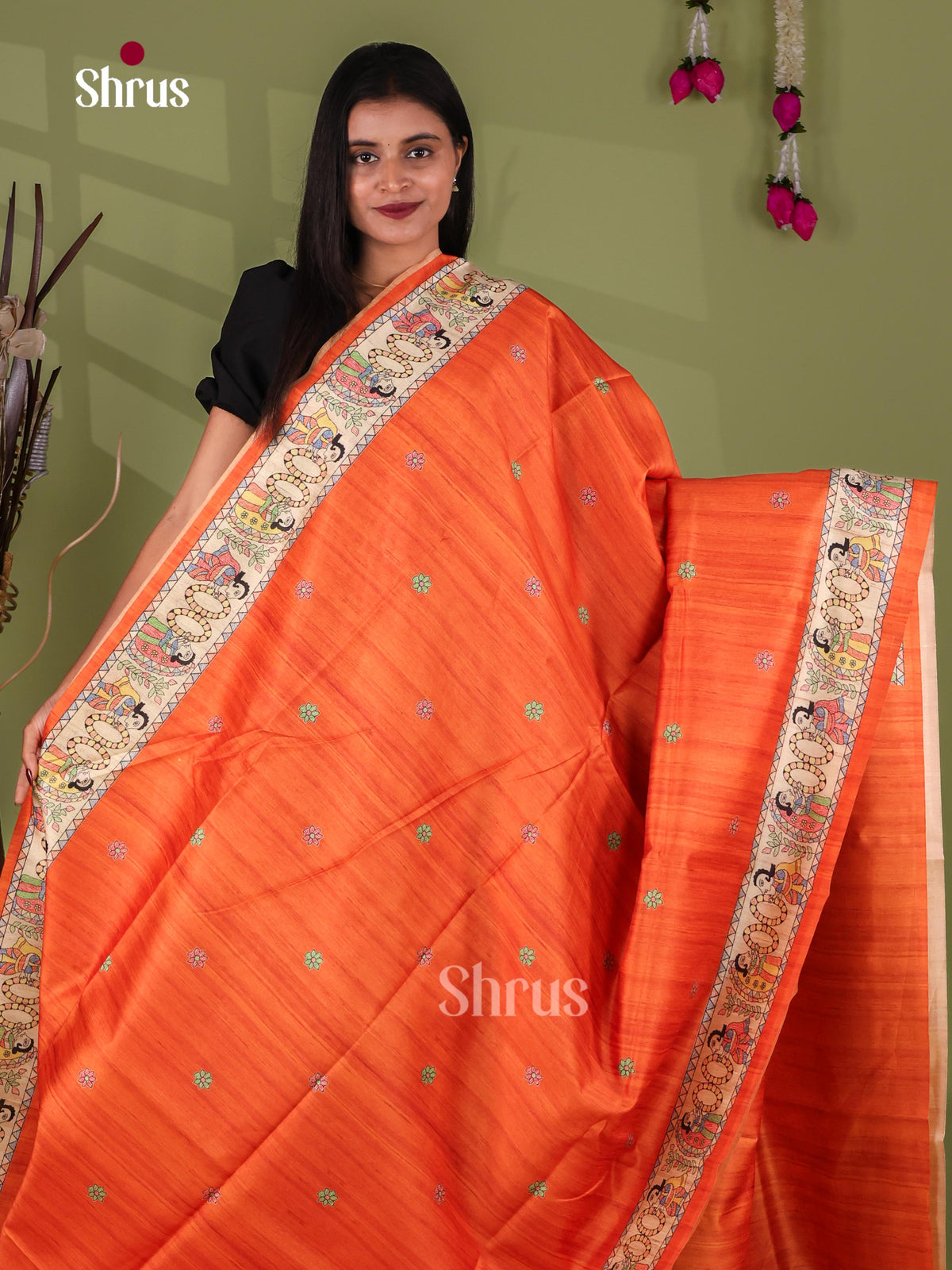 Printed Madhubani Saree - EI16759
