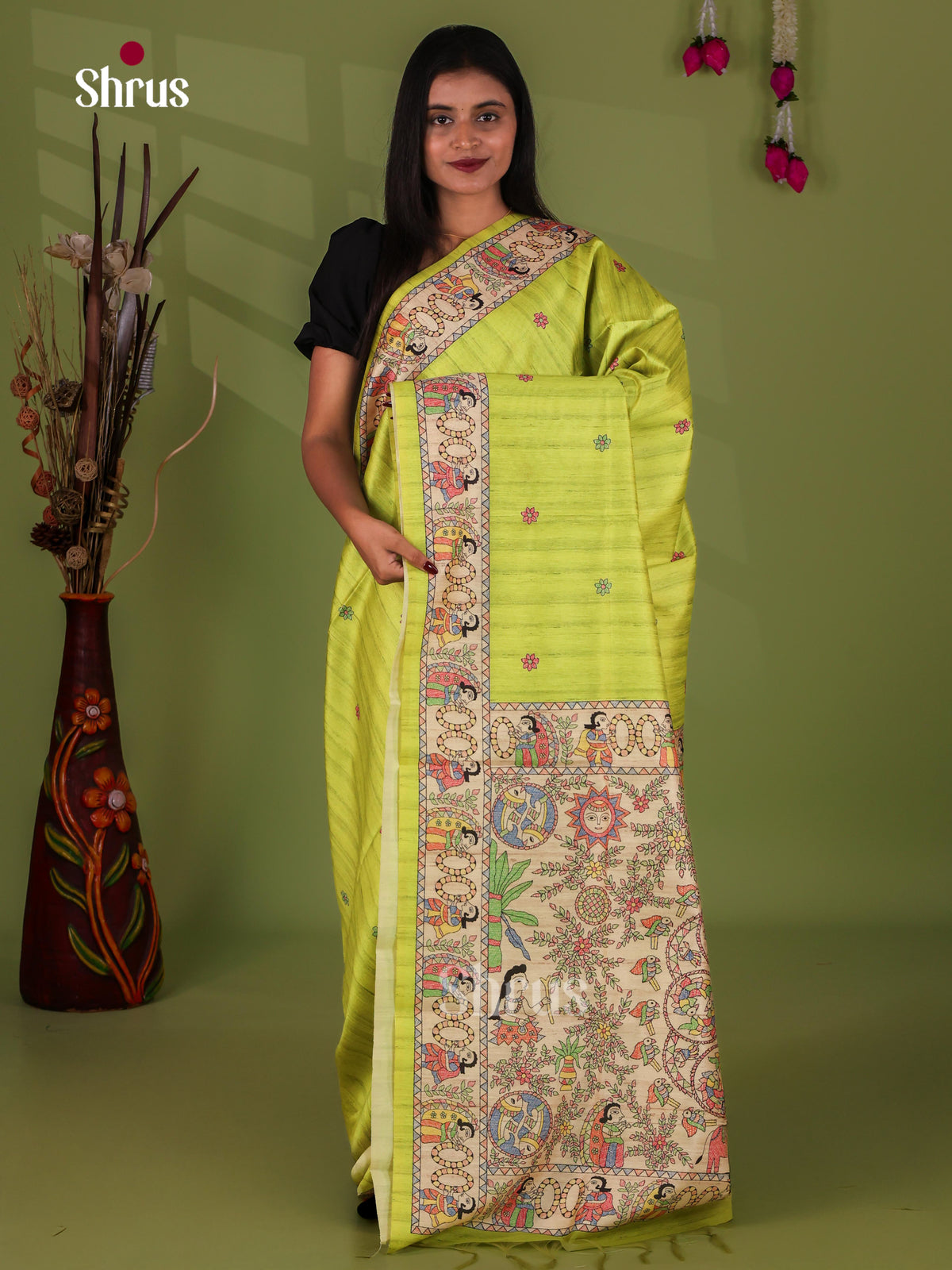 Printed Madhubani Saree - EI16763