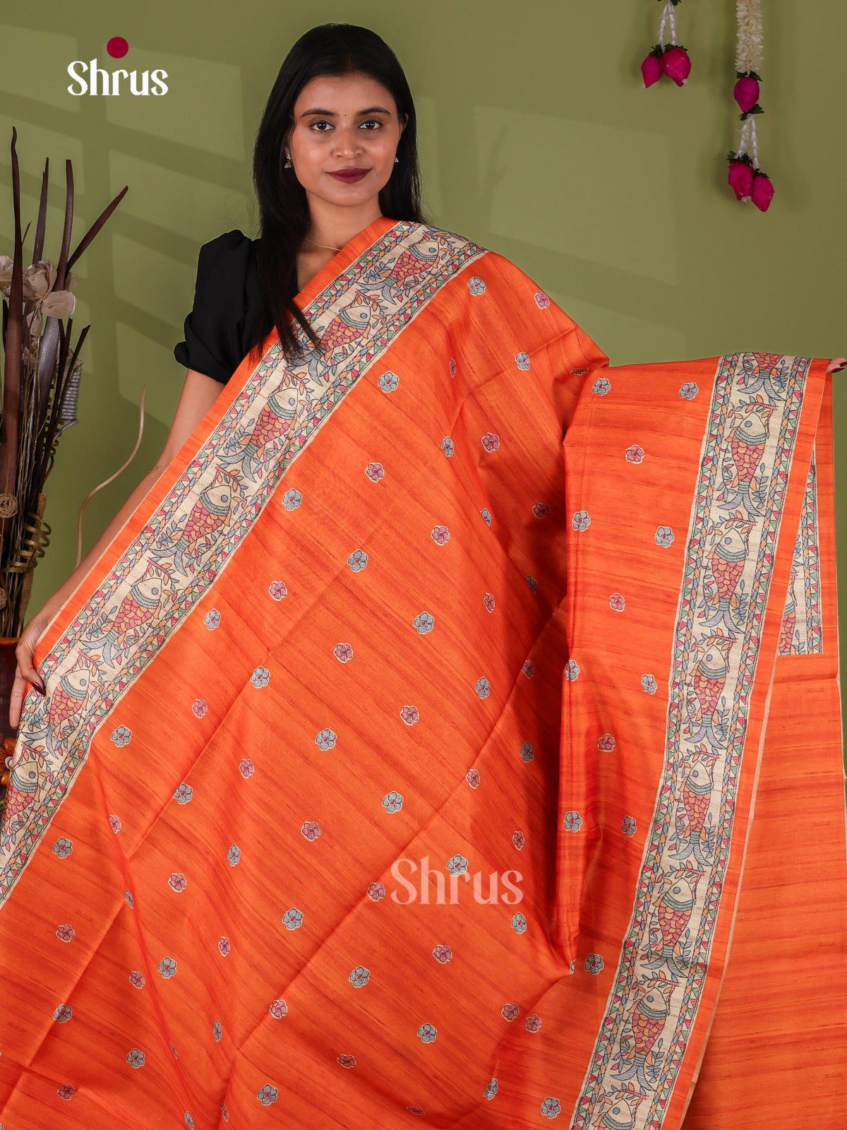 Printed Madhubani Saree - EI16771