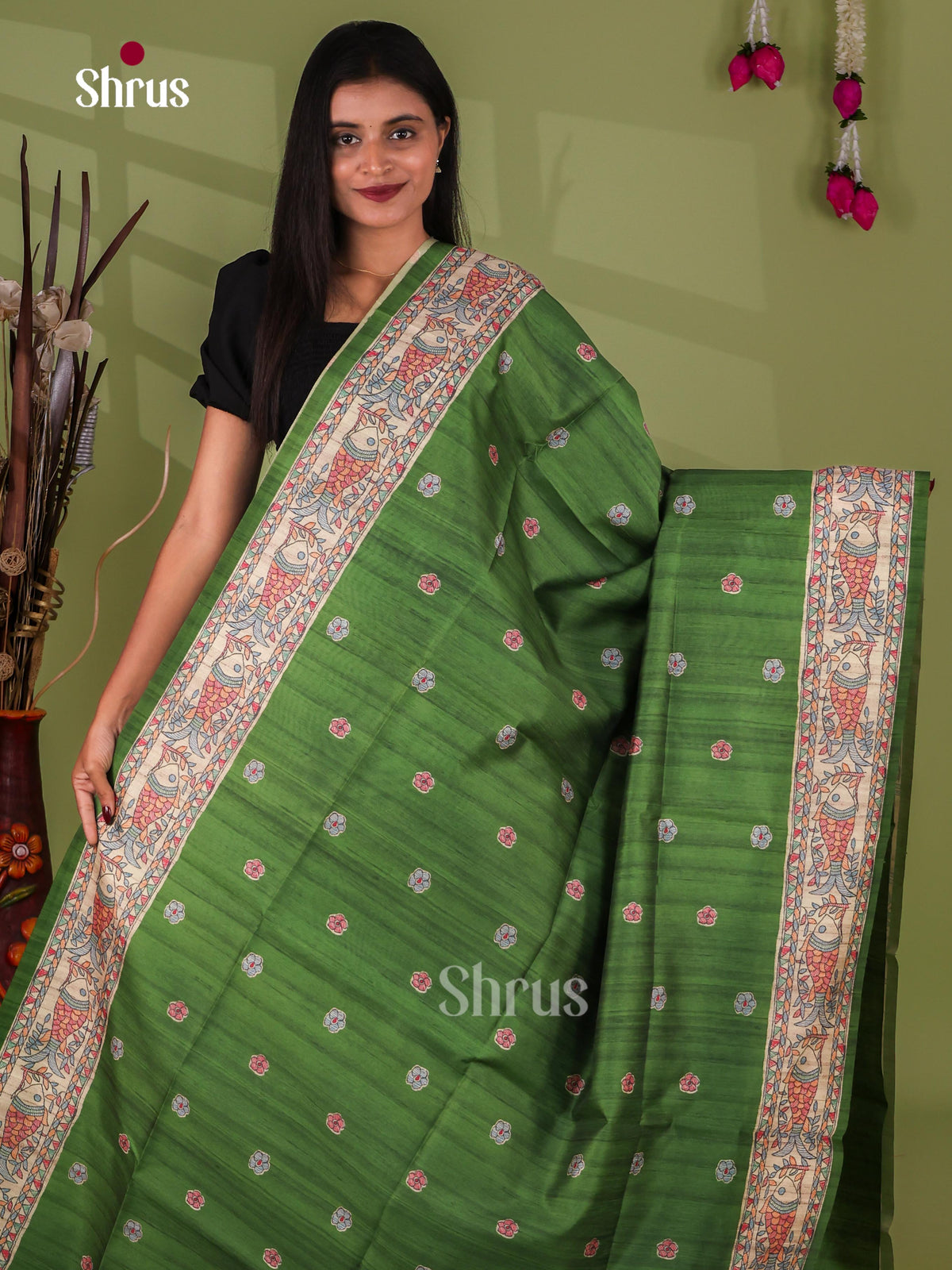 Printed Madhubani Saree - EI16772