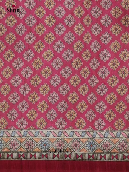 Printed Madhubani Saree - EI16791