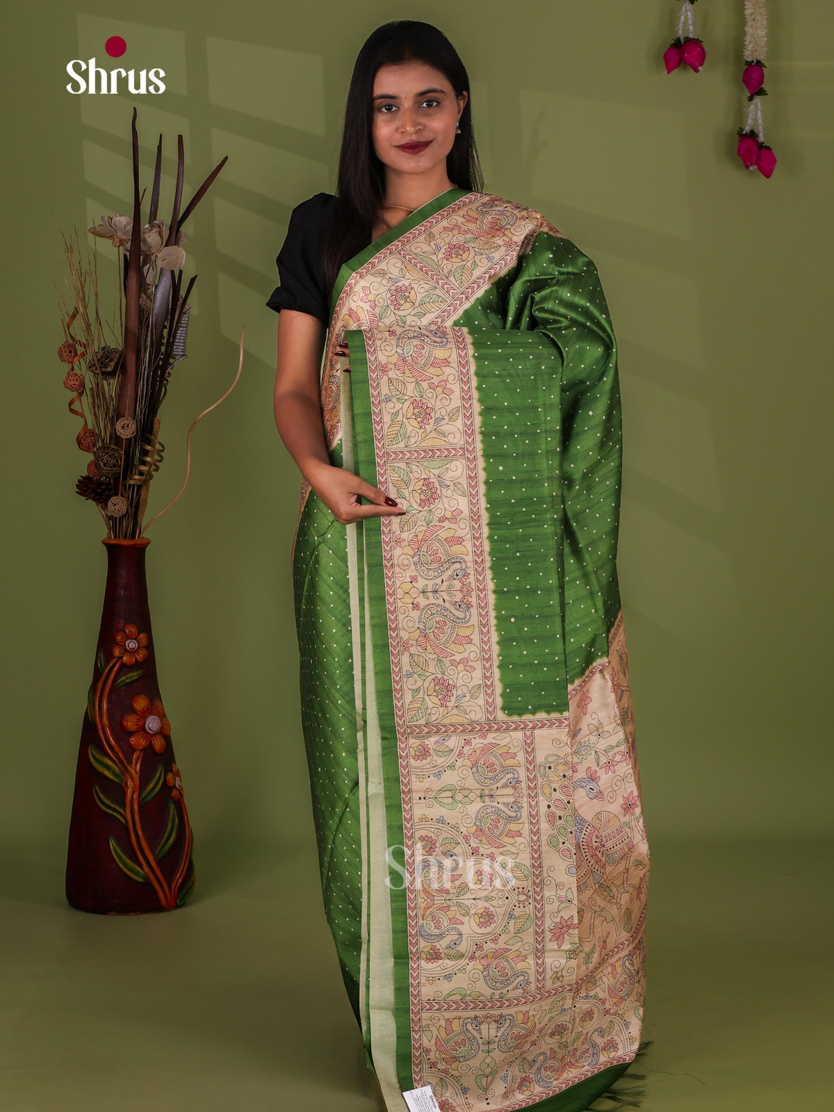 Printed Madhubani Saree - EI16799